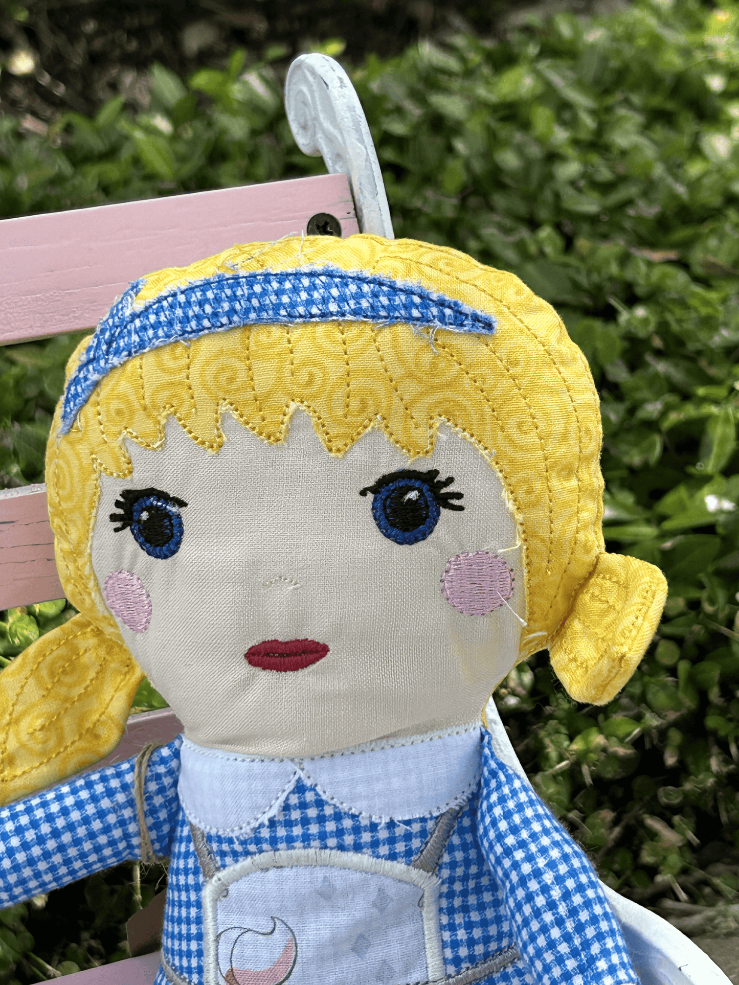 Alice in Wonderland Hand-crafted Rag Doll