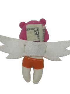 Tooth Fairy, felt with pocket