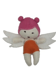 Tooth Fairy, felt with pocket