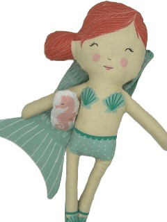 Mermaid Cloth Doll